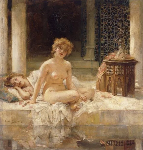 After the Bath, by Leon Francois Comerre