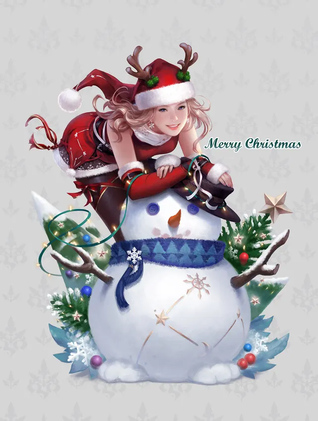 Santa Girl by Jae-Hoon Kim