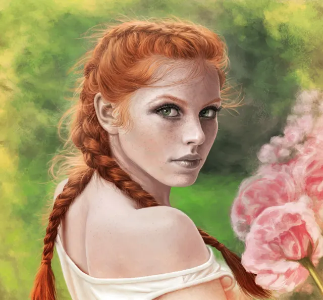 Girl Color Study by - Snordix -