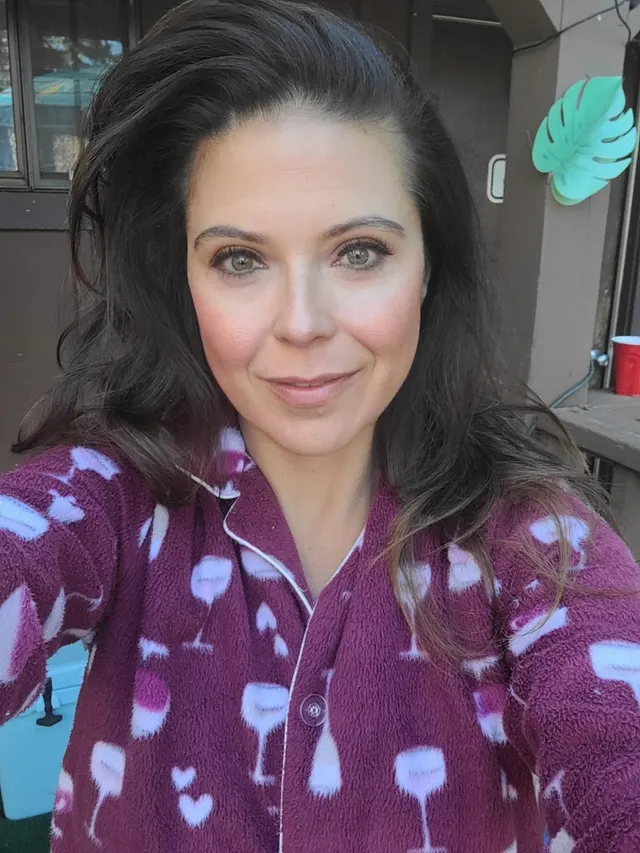 mom out camping (46F)