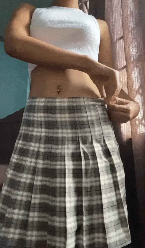 ever wondered what’s under a school girl outfit?