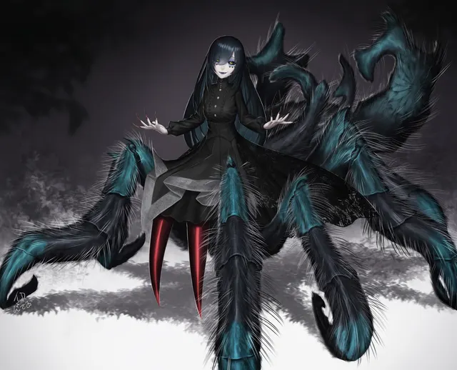 Absolutely stunning spider girl by イカサマひでお!