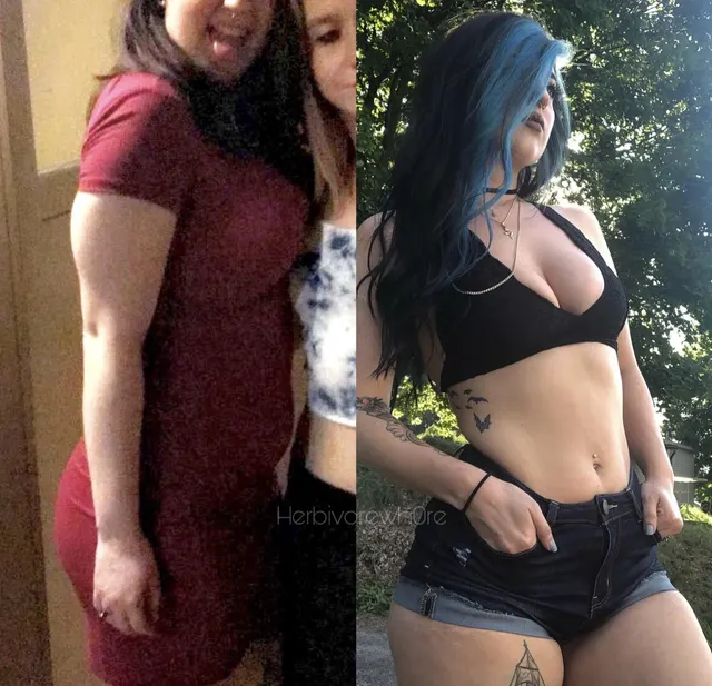 1 year apart: do you like my transformation?