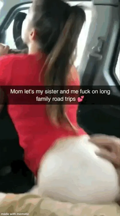 Mу sistеr аnd I lоvе tо fuсk in the bасk seаt while mоm is driving