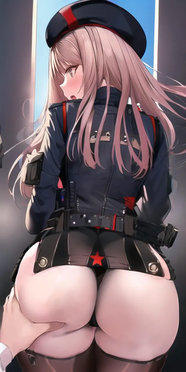 Pros of standing behind Rapi (NIKKE)