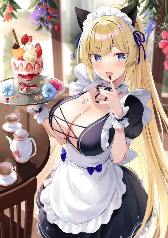 Kusunoki Iroha with amusing food (oryoillust) [amaemi-longing for you-]