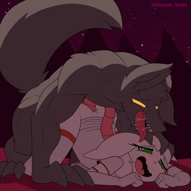 In dire need of a big bad wolf to knot and breed me..... (whygena)