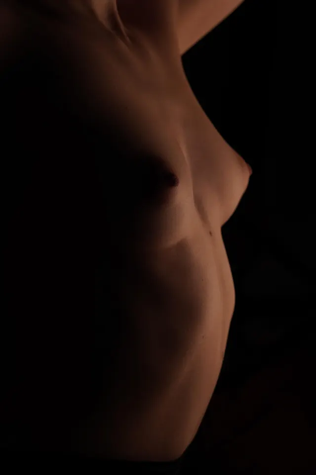 Grateful that I always have my personal model to practice with.