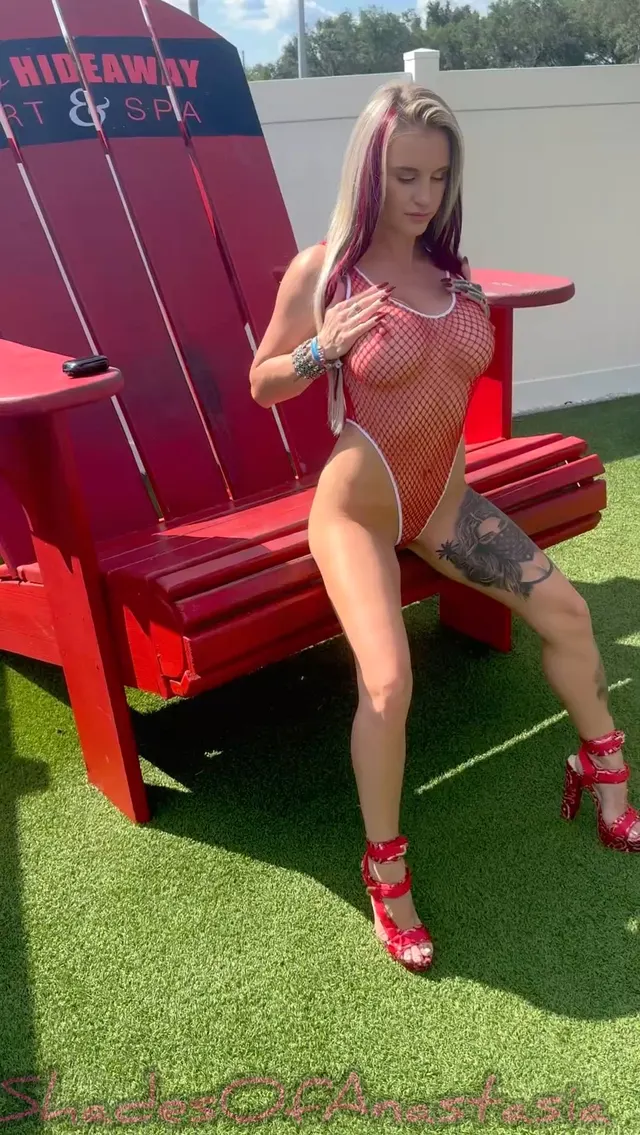 Fishnet at a swingers resort