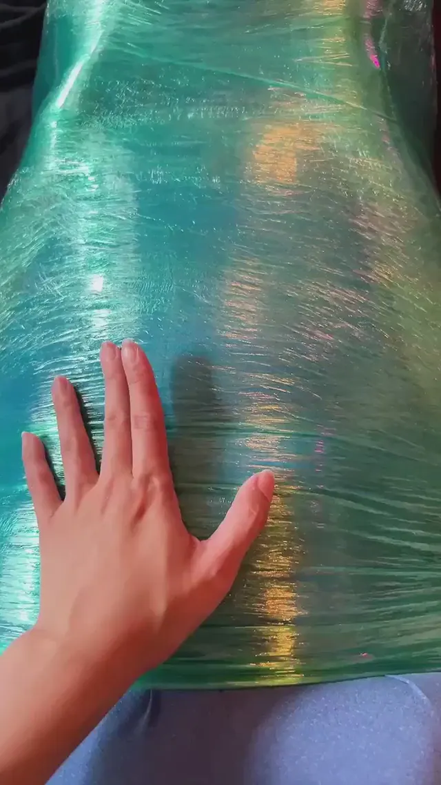 How long would you last with me on your face wrapped up like this?