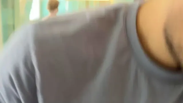 Straight friend seduced in the shower