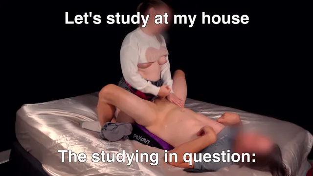 Would you want to come over to my house to "study"?