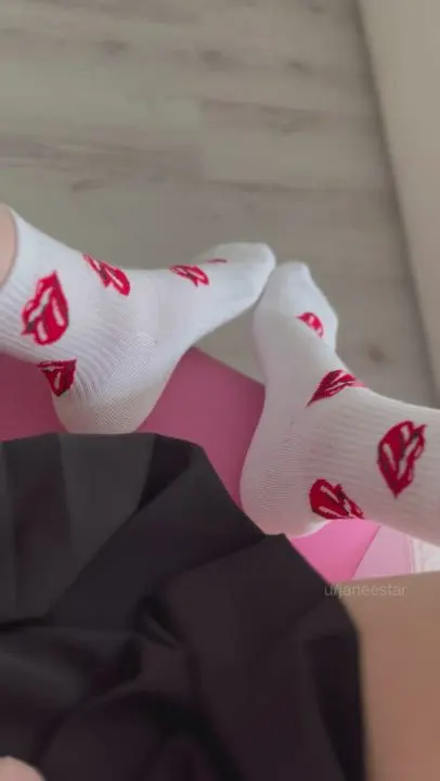 My socks with a hint ;) [F]