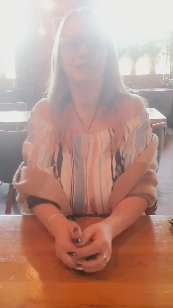 Whenever I show my huge boobs in a restaurant where there are other people, of course before the food is served, my appetite and hunger doubles. Adrenaline plus stress. Heh