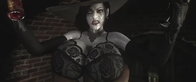 Timestopped Lady Dimitrescu Paizuri