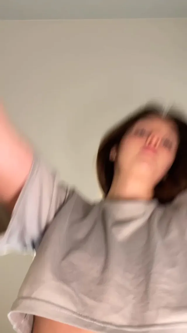 A beautiful view from below of my B cups