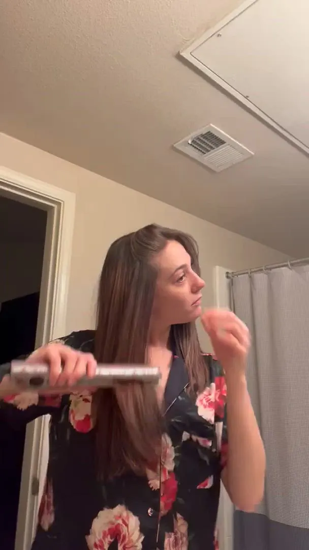 Getting cute for our date :)