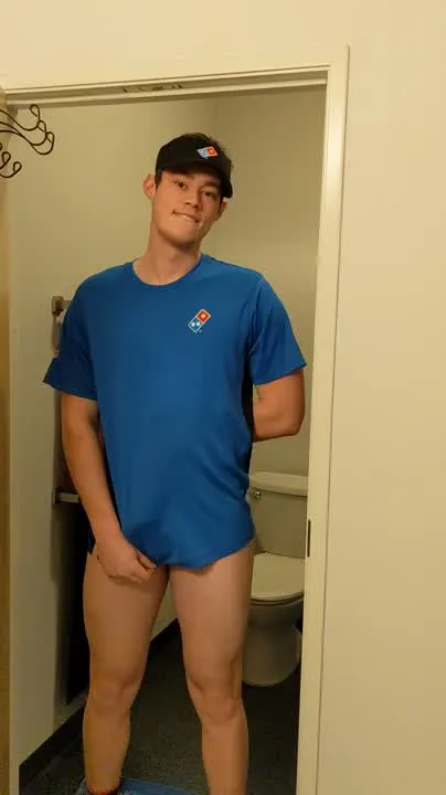 The delivery guy wants payment