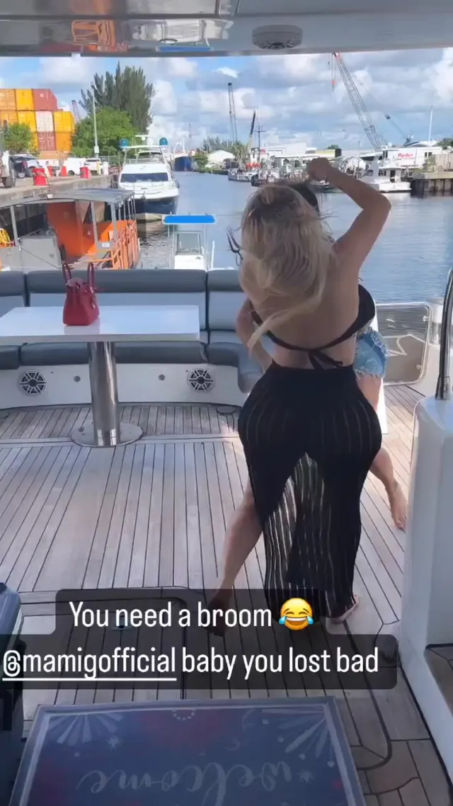 Bolted on drama! ☠️🍑