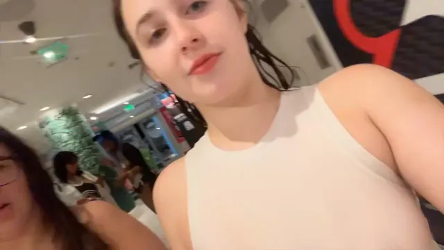 Walking through the hotel lobby! 