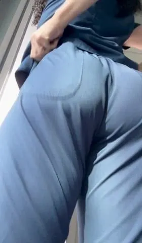 pinky swear you won't tell anyone I show my ass at work