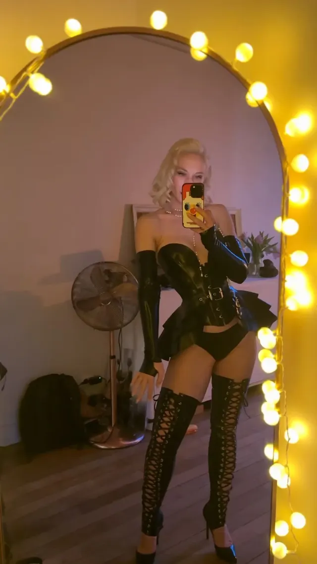 latex boots are not for the weak