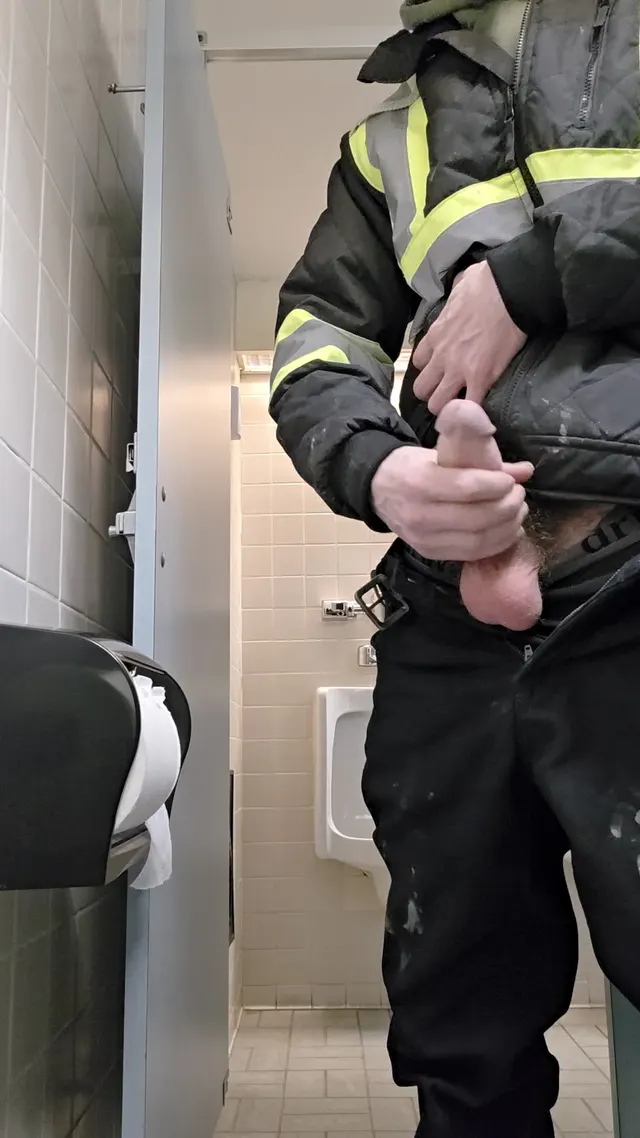 Catch this in the lobby bathroom