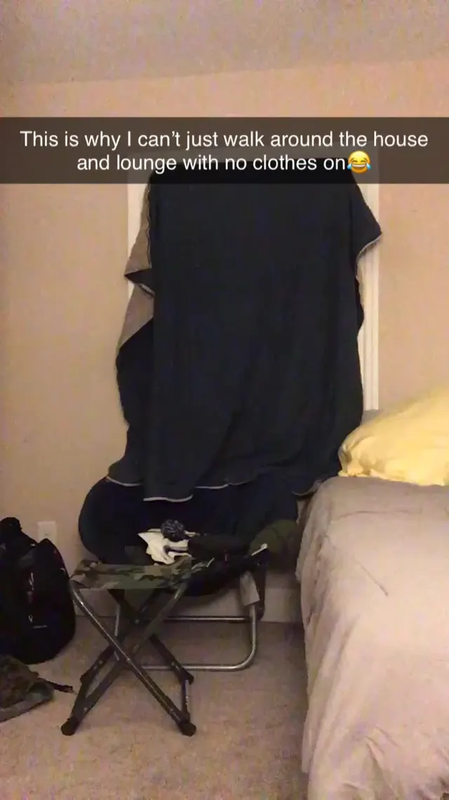 Roommate stares HARD