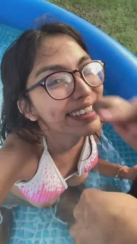 Came on my face while my neighbors had a cook out on the other side of the fence