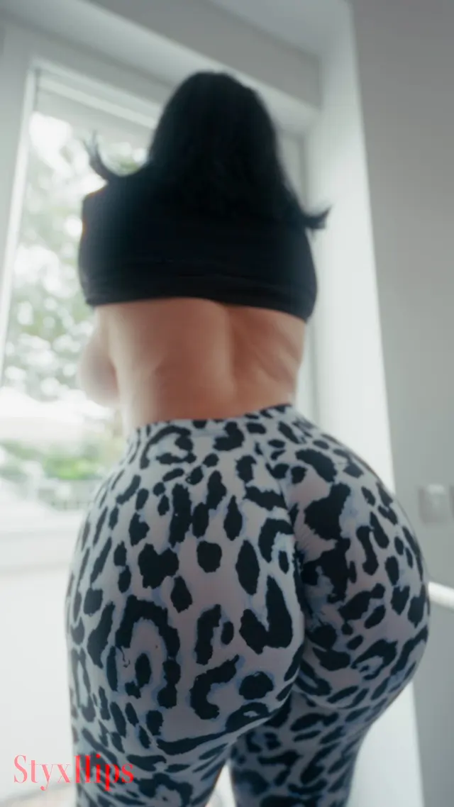 Showing off to the big dick neighbor while his wife yells at him