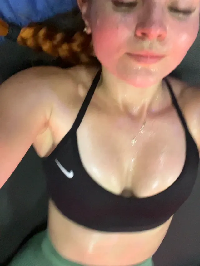 Fresh out of cardio and dripping