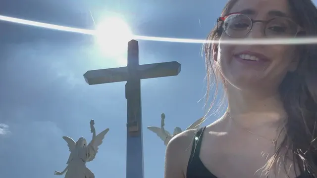 Snuck out of church to show you my pussy