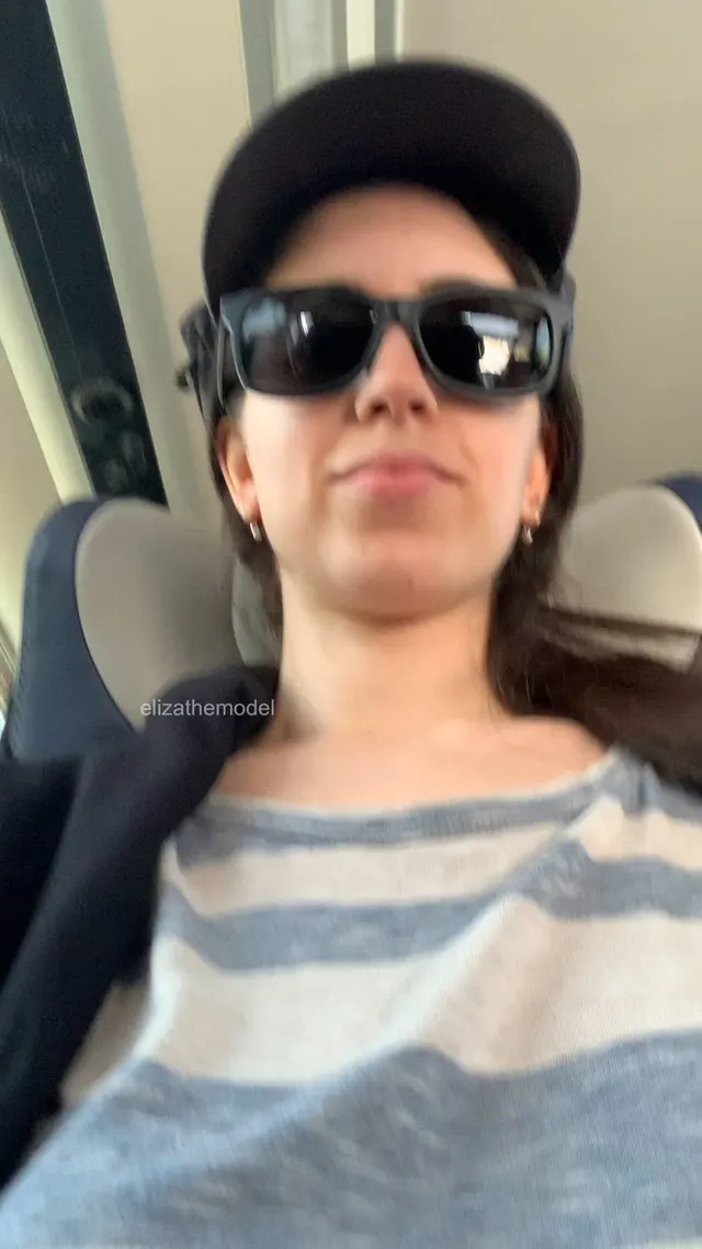 Flashing my tits on a bus