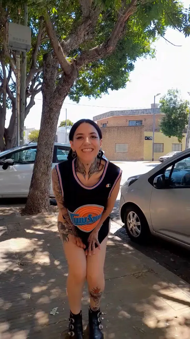 What would you do if you saw your tattooed neighbor peeing outside your house?
