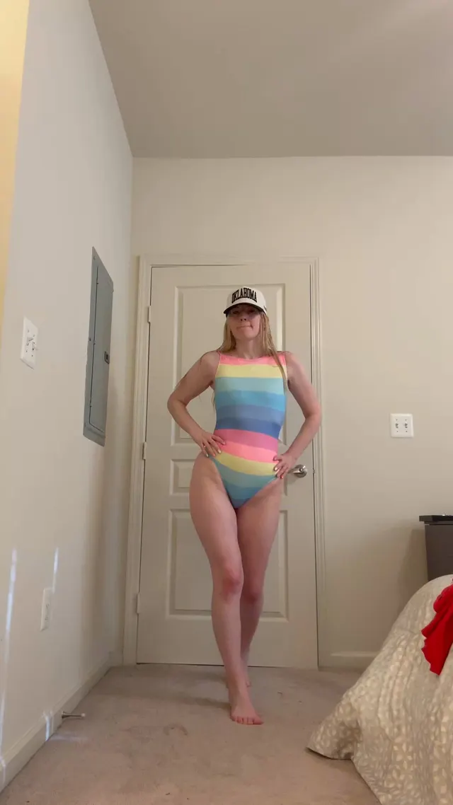 Love the colors of my new one piece