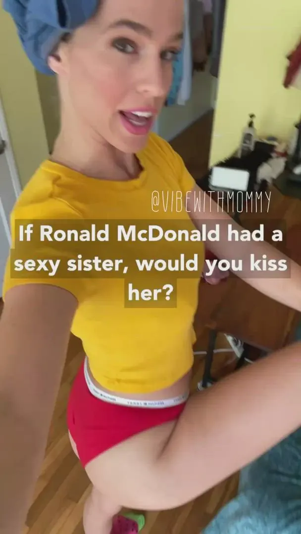 I’m a mom, I like to rhyme and you’re all mine…I hope that’s fine.. I throw you a dime.. and maybe eat a lime… [f] milf