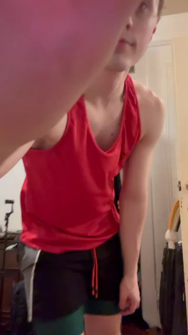 Just an average post gym strip