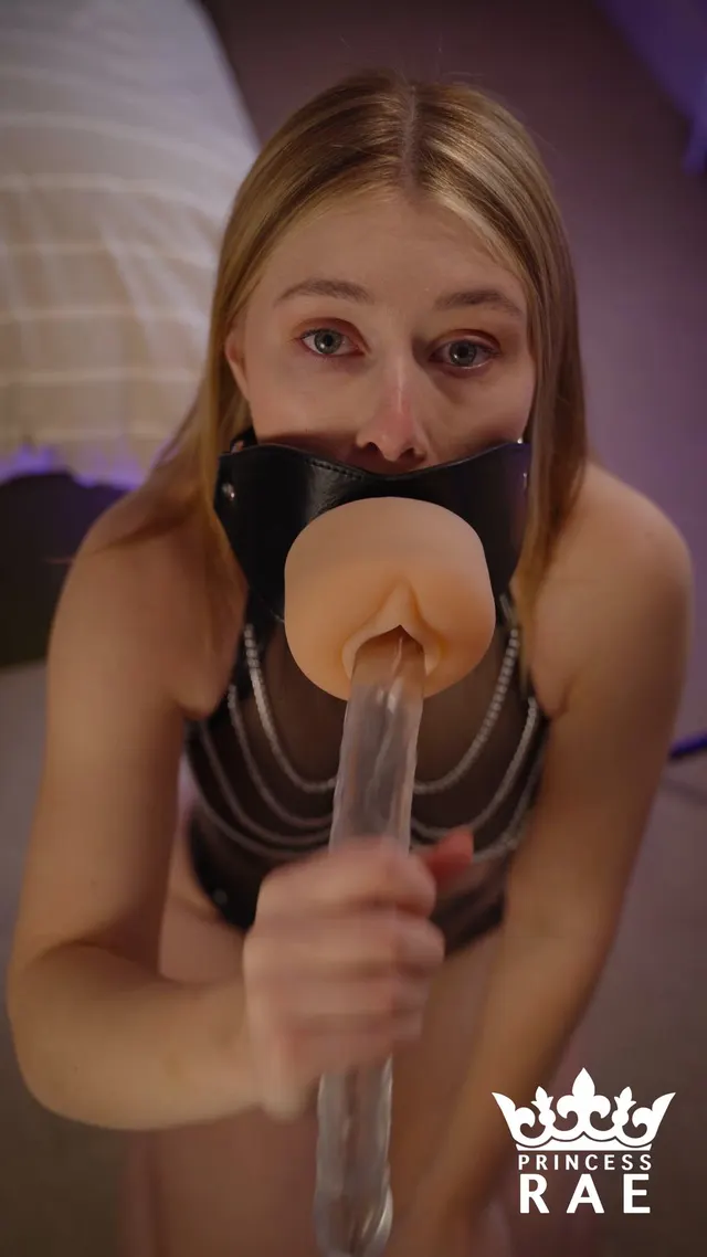 This gag is so humiliating, I love it