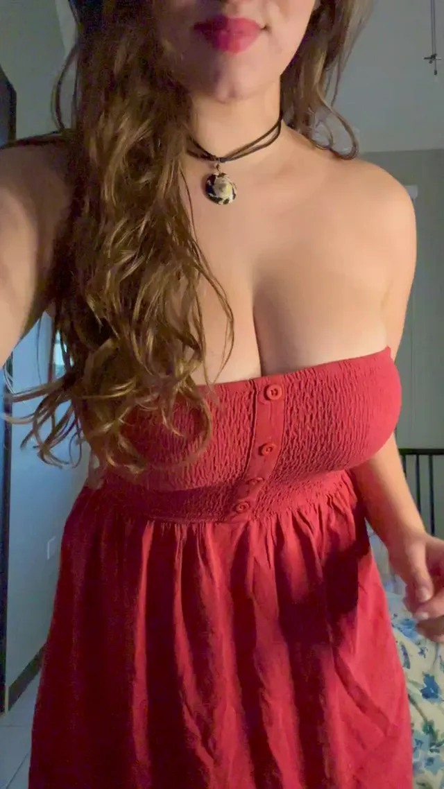 i know how much your hands want to pull my top down and play with my busty boobs