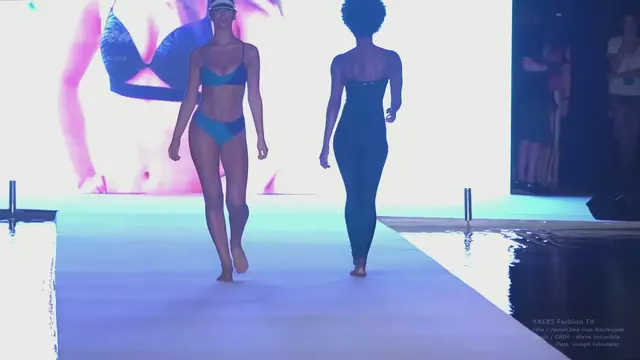 Erin Willerton prancing down the runway