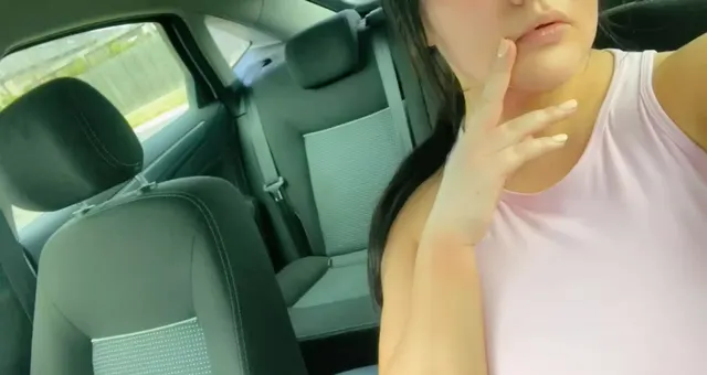 Horny in the car...😏🚗 [OC]