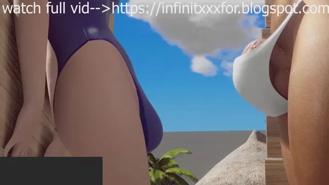 Anal Big Dick Futanari on the beach