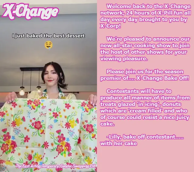 Lilly, Bake off contestant with her cake