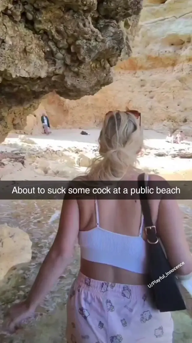 Public beach fun