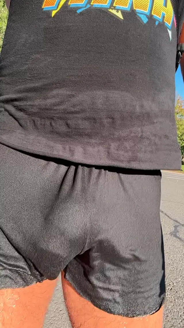 Post workout trot to car