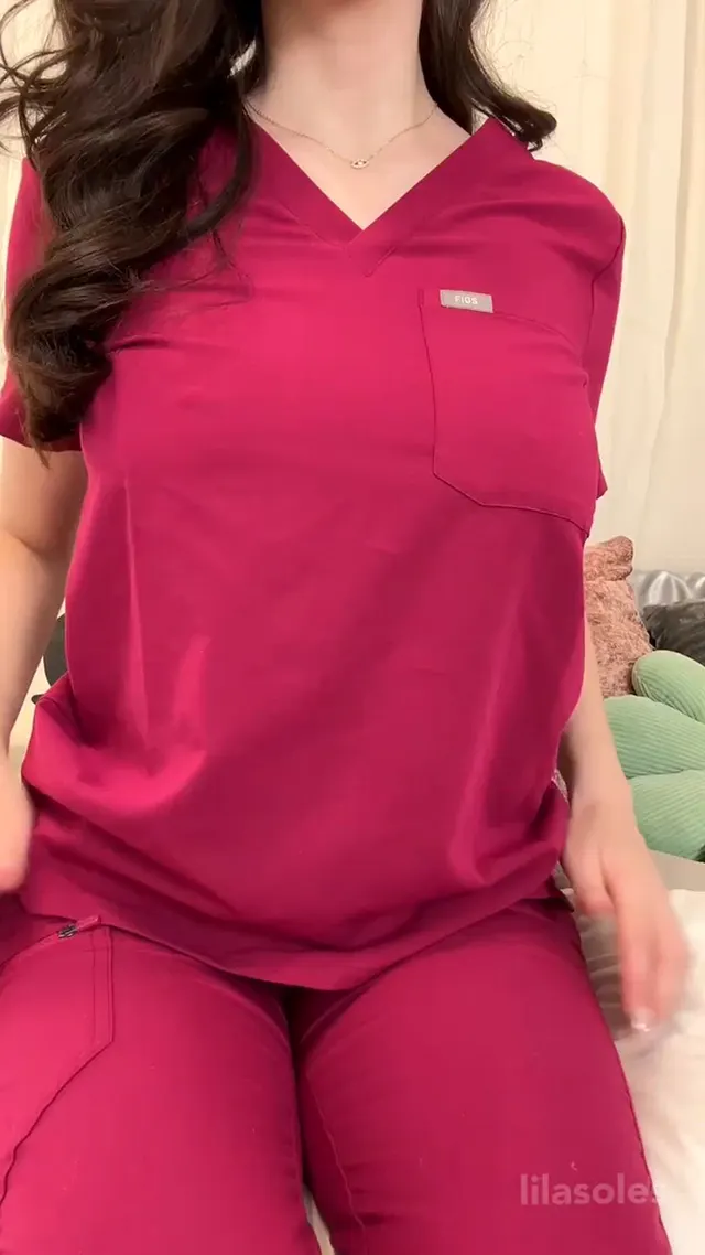 I never wear a bra under my scrubs... I don't think my coworkers mind
