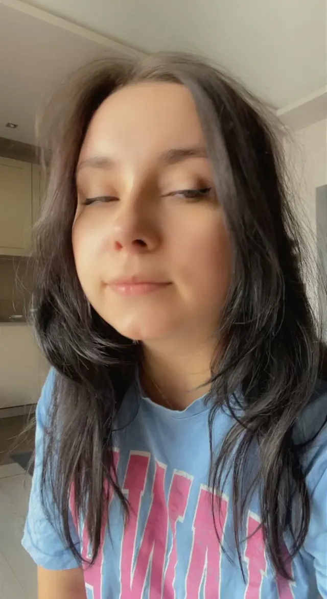 Massive tits hidden under the top