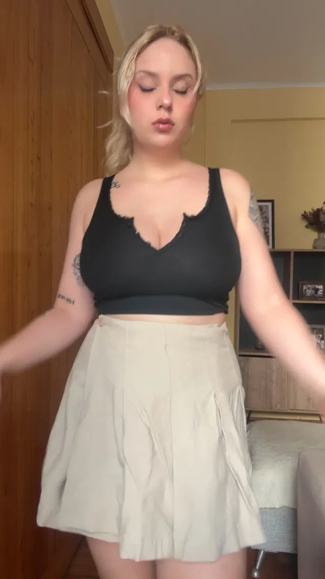 i hope you dont mind a chubby stripping for you