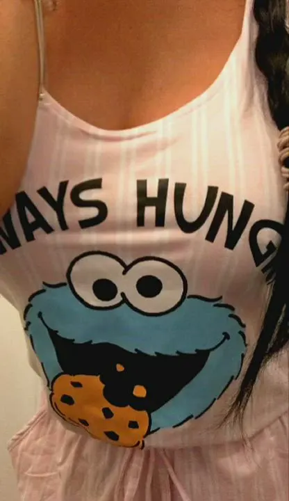 I'm always hungry.....for cock😏