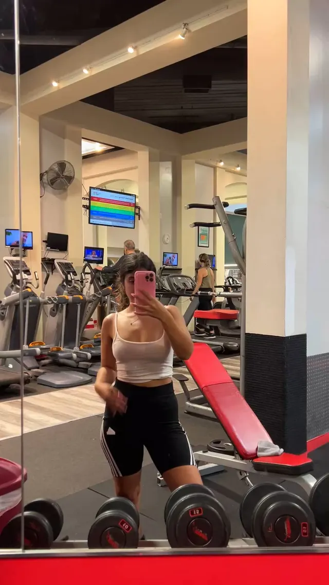 I can’t believe I was so naughty at the gym hehe 